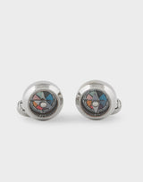 PAUL SMITH Gemelli "Bussola" SILVER Uomo 