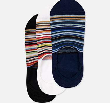 PAUL SMITH Set tre calze "Signature Stripe" MULTICOLOR Uomo 