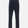 PAUL SMITH Pantaloni gessati in lana BLUE Uomo 