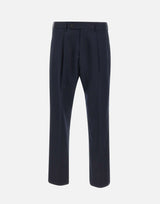 PAUL SMITH Pantaloni gessati in lana BLUE Uomo 