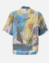 PAUL SMITH Camicia in misto viscosa stampata MULTICOLOR Uomo 