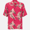 PAUL SMITH Camicia stampata a maniche corte Pink Uomo 