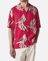 PAUL SMITH Camicia stampata a maniche corte Pink Uomo 