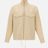 PAUL SMITH Giacca in lino con tasche applicate e coulisse BEIGE Uomo 