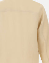 PAUL SMITH Giacca in lino con tasche applicate e coulisse BEIGE Uomo 