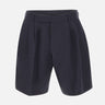 PAUL SMITH Shorts in lino BLUE Uomo 