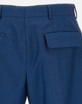 PAUL SMITH Shorts in lana e mohair con pinces BLUE Uomo 