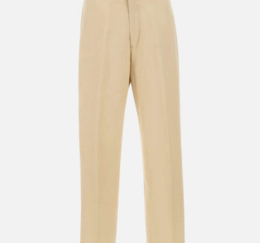 PAUL SMITH Pantaloni in lino a vestibilità affusolata BEIGE Uomo 