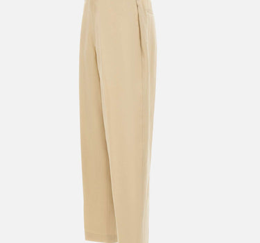 PAUL SMITH Pantaloni in lino a vestibilità affusolata BEIGE Uomo 
