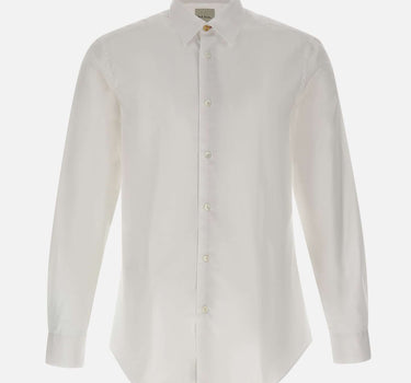 PAUL SMITH Camicia in cotone regular fit WHITE Uomo 