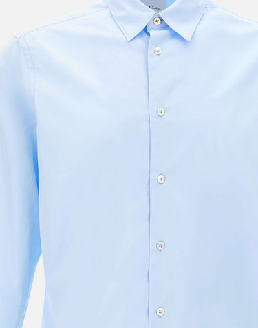 PAUL SMITH Camicia in cotone regular fit Light Blue Uomo 