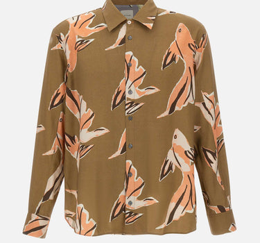 PAUL SMITH Camicia oversize stampata MULTICOLOR Uomo 