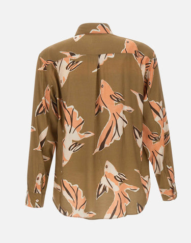PAUL SMITH Camicia oversize stampata MULTICOLOR Uomo 