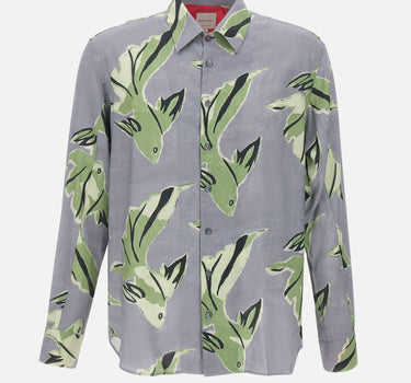 PAUL SMITH Camicia oversize stampata MULTICOLOR Uomo 