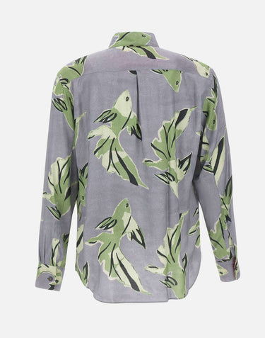 PAUL SMITH Camicia oversize stampata MULTICOLOR Uomo 