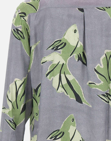 PAUL SMITH Camicia oversize stampata MULTICOLOR Uomo 