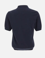 PAUL&SHARK Polo open collar in cotone BLUE Uomo 
