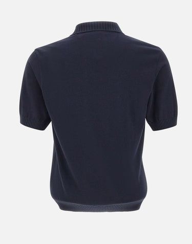 PAUL&SHARK Polo open collar in cotone BLUE Uomo 