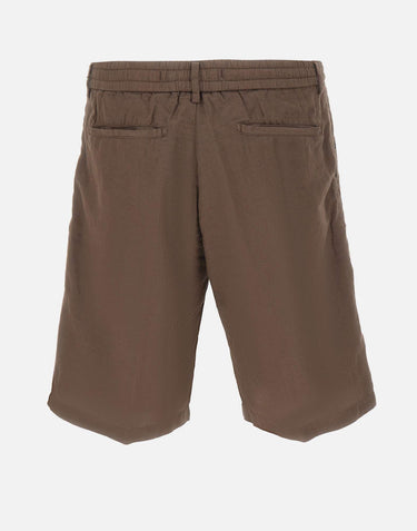Shorts in misto lino e cotone 26P71749 82 PERFECTION 