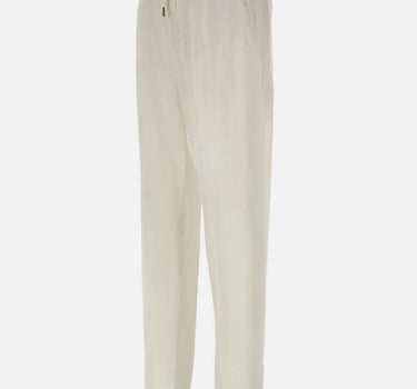 Pantaloni in misto lino con coulisse 26PG1649 01 PERFECTION 