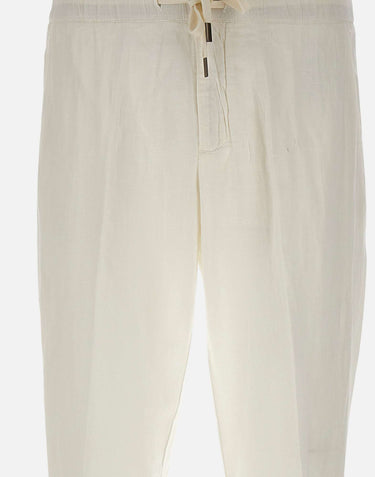 Pantaloni in misto lino con coulisse 26PG1649 01 PERFECTION 