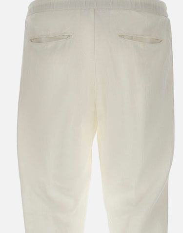 Pantaloni in misto lino con coulisse 26PG1649 01 PERFECTION 