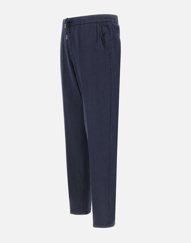 Pantaloni in misto lino con coulisse 26PG1649 037 PERFECTION 
