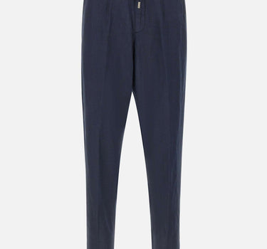 Pantaloni in misto lino con coulisse 26PG1649 037 PERFECTION 