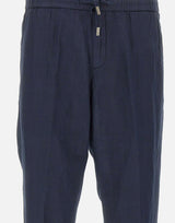 Pantaloni in misto lino con coulisse 26PG1649 037 PERFECTION 