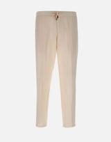 Pantaloni in misto lino con coulisse 26PG1649 04 PERFECTION 