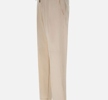 Pantaloni in misto lino con coulisse 26PG1649 04 PERFECTION 