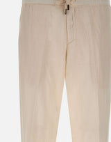 Pantaloni in misto lino con coulisse 26PG1649 04 PERFECTION 