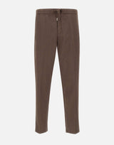 Pantaloni in misto lino con coulisse 26PG1649 82 PERFECTION 