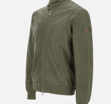 PEUTEREY Giacca in pelle "Tureia PPT" GREEN Uomo 