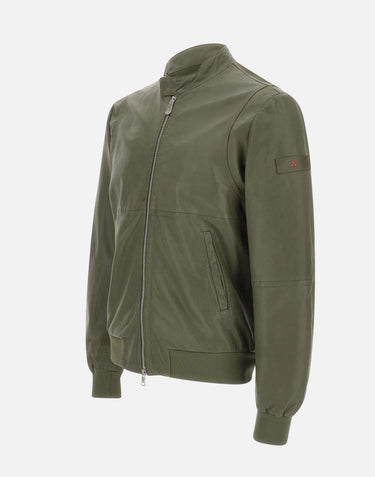 PEUTEREY Giacca in pelle "Tureia PPT" GREEN Uomo 