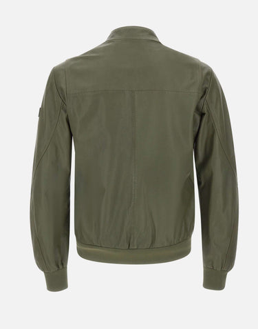 PEUTEREY Giacca in pelle "Tureia PPT" GREEN Uomo 