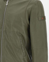 PEUTEREY Giacca in pelle "Tureia PPT" GREEN Uomo 