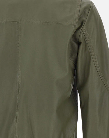 PEUTEREY Giacca in pelle "Tureia PPT" GREEN Uomo 