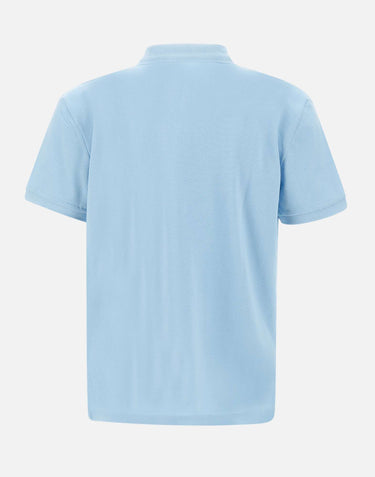 PEUTEREY Polo "Zeno 02" Light Blue Uomo 