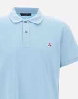 PEUTEREY Polo "Zeno 02" Light Blue Uomo 