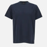 PEUTEREY T-shirt "Zole02" in piquet stretch di seta e cotone BLUE Uomo 