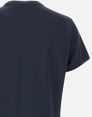 PEUTEREY T-shirt "Zole02" in piquet stretch di seta e cotone BLUE Uomo 