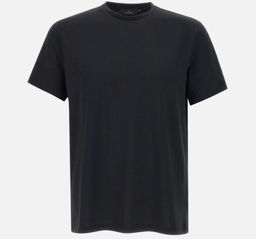 PEUTEREY T-shirt "Zole02" in piquet stretch di seta e cotone BLACK Uomo 