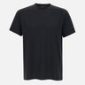 PEUTEREY T-shirt "Zole02" in piquet stretch di seta e cotone BLACK Uomo 
