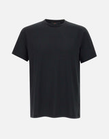 PEUTEREY T-shirt "Zole02" in piquet stretch di seta e cotone BLACK Uomo 