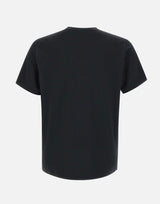 PEUTEREY T-shirt "Zole02" in piquet stretch di seta e cotone BLACK Uomo 