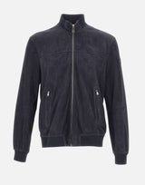 PEUTEREY Giacca in pelle "Sand Suede PE 08" BLACK Uomo 