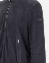 PEUTEREY Giacca in pelle "Sand Suede PE 08" BLACK Uomo 