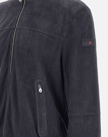 PEUTEREY Giacca in pelle "Sand Suede PE 08" BLACK Uomo 
