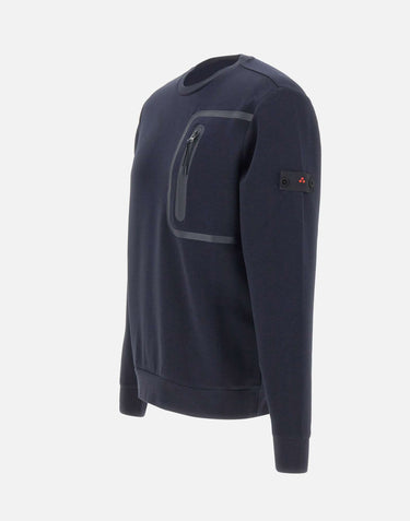 PEUTEREY Felpa "Gorie 03" BLUE Uomo 